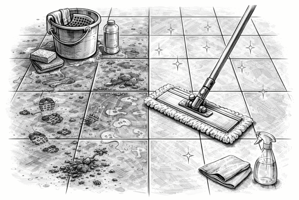 mycie podłóg